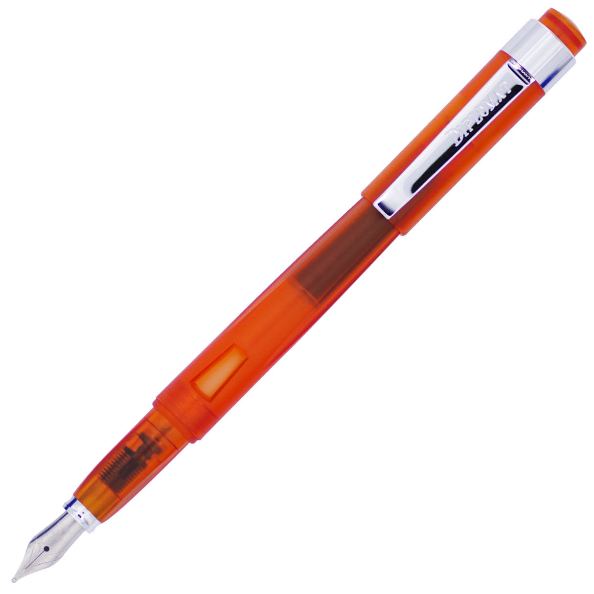 Diplomat Magnum Fountain Pen - Demo Orange | Atlas Stationers.