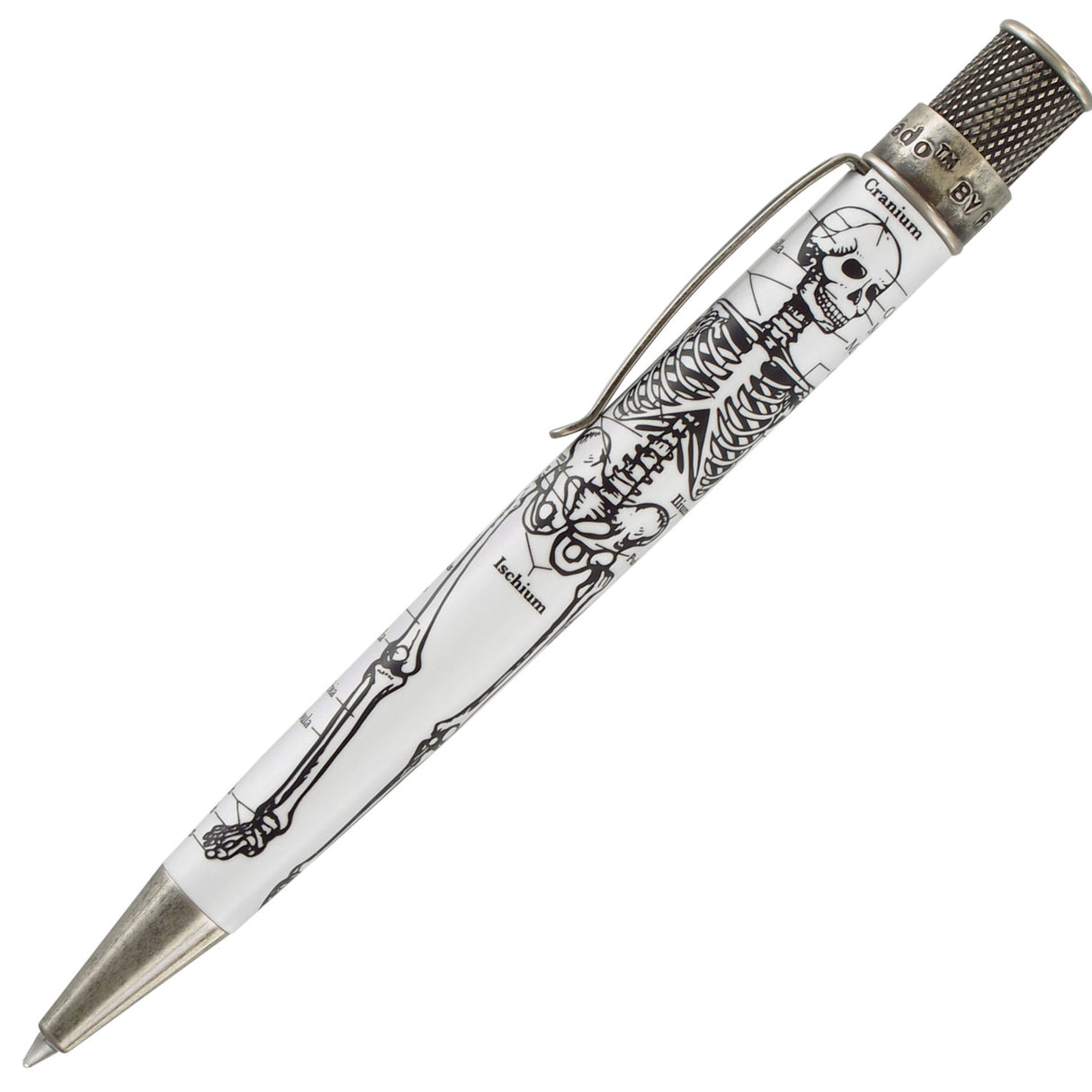 Retro 51 Tornado Vintage Metalsmith Rollerball Pen - Dr. Gray | Atlas Stationers.