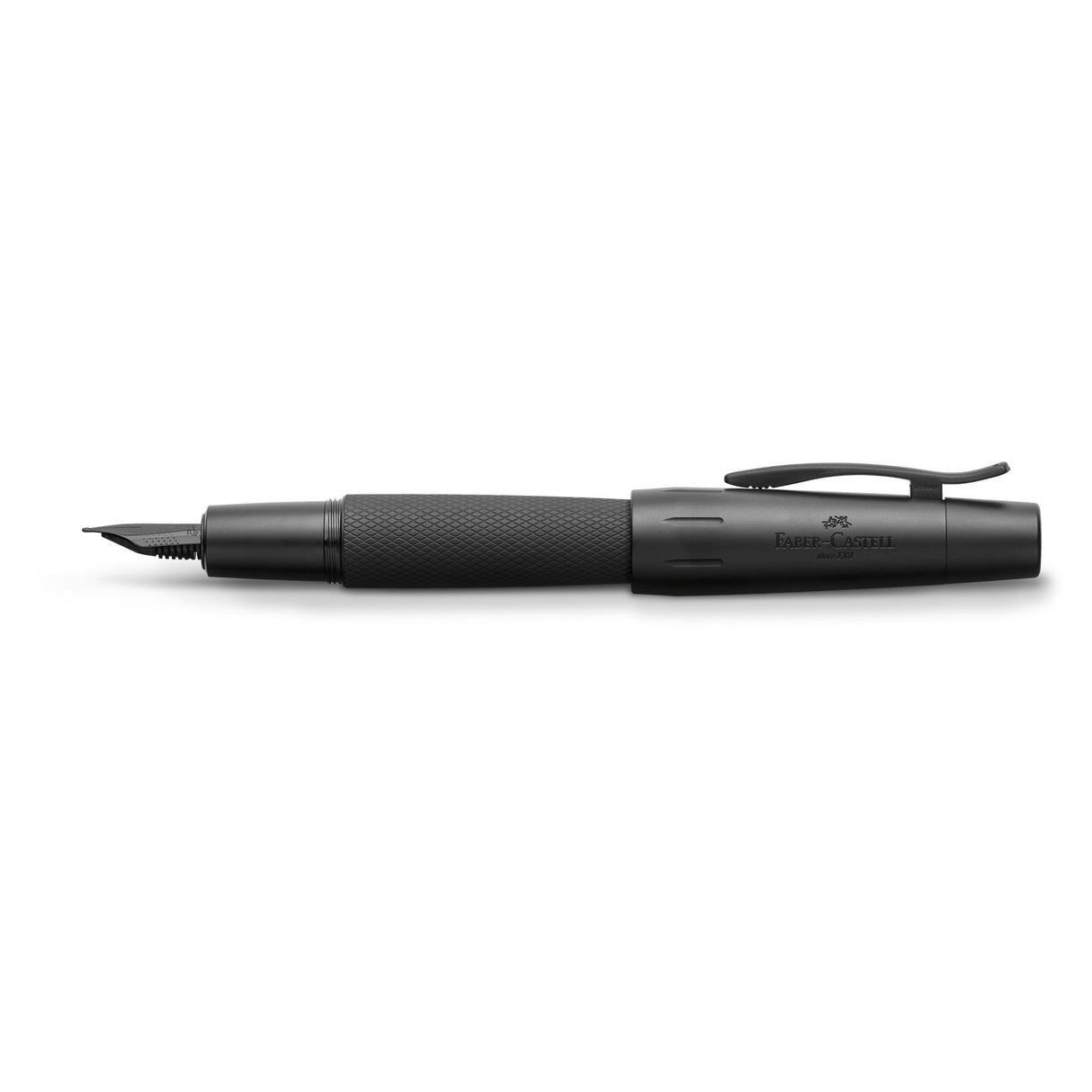 Faber-Castell E-Motion Fountain Pen - Pure Black | Atlas Stationers.