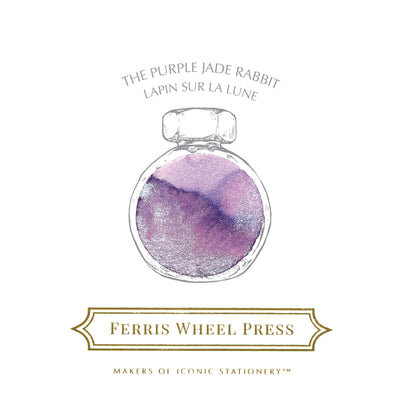 Ferris Wheel Press Lunar New Year Purple Jade Rabbit - 38ml bottled Ink (Special Edition)