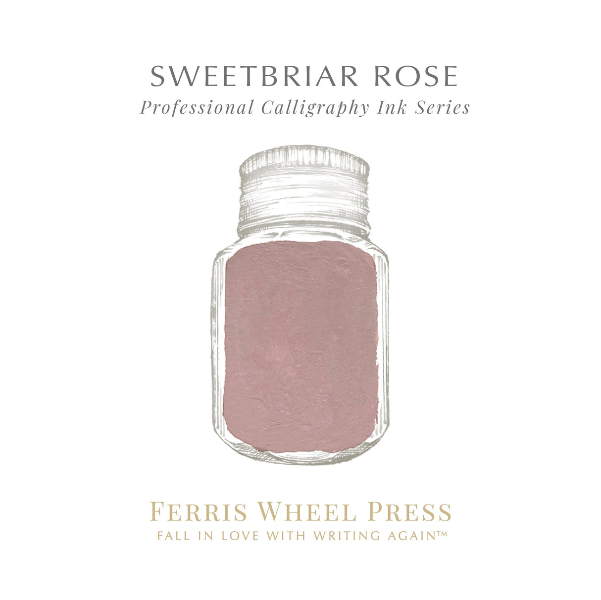 Ferris Wheel Press Sweet Briar Rose - 28ml Calligraphy Bottled Ink