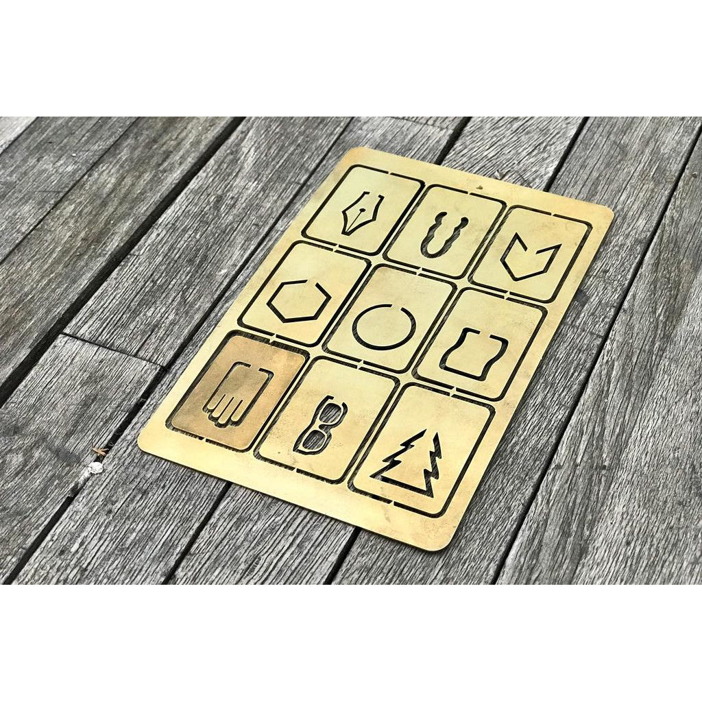 Galen Leather Brass Paper Clip | Atlas Stationers.