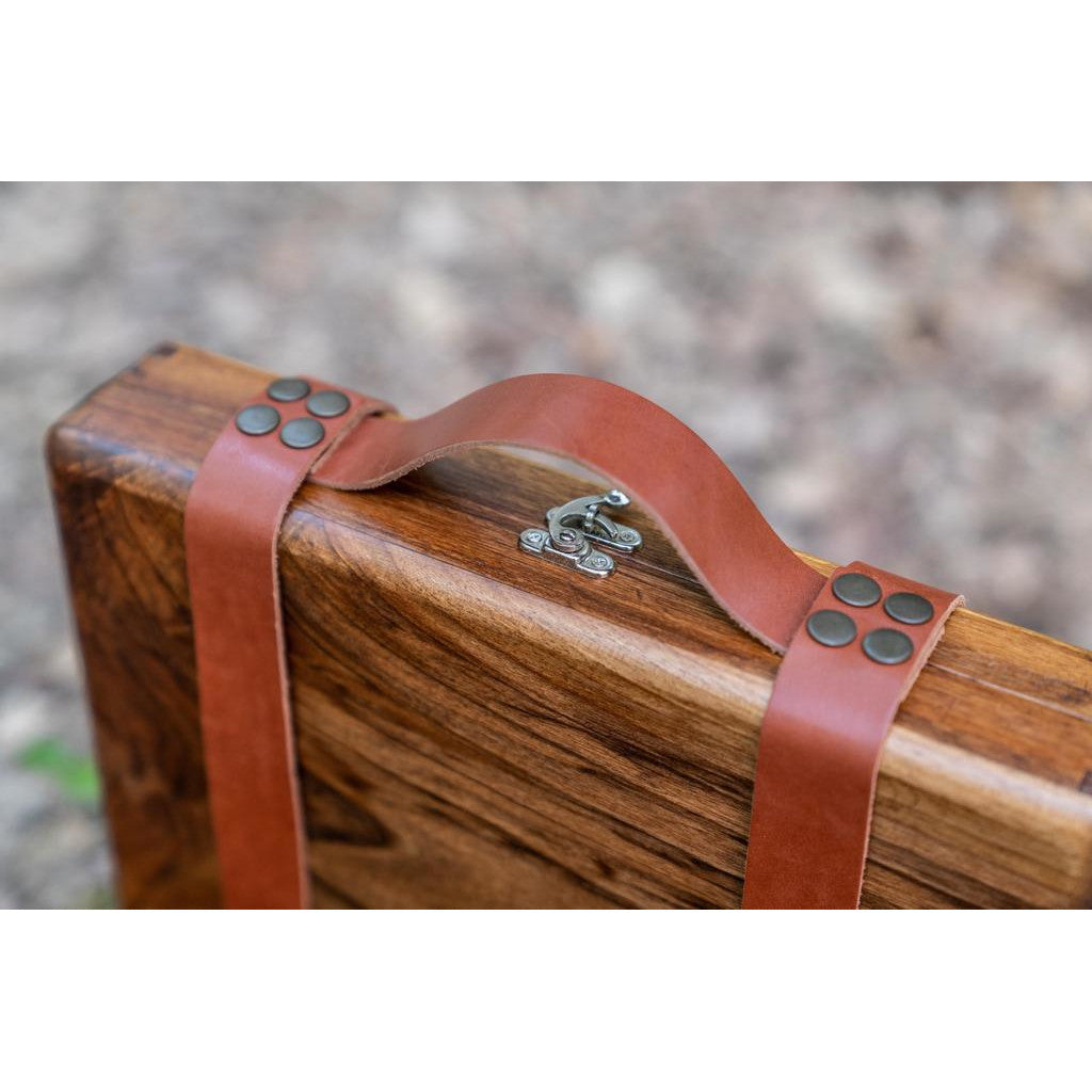 Galen Leather Carry-on Strap Kit for Writing Box | Atlas Stationers.