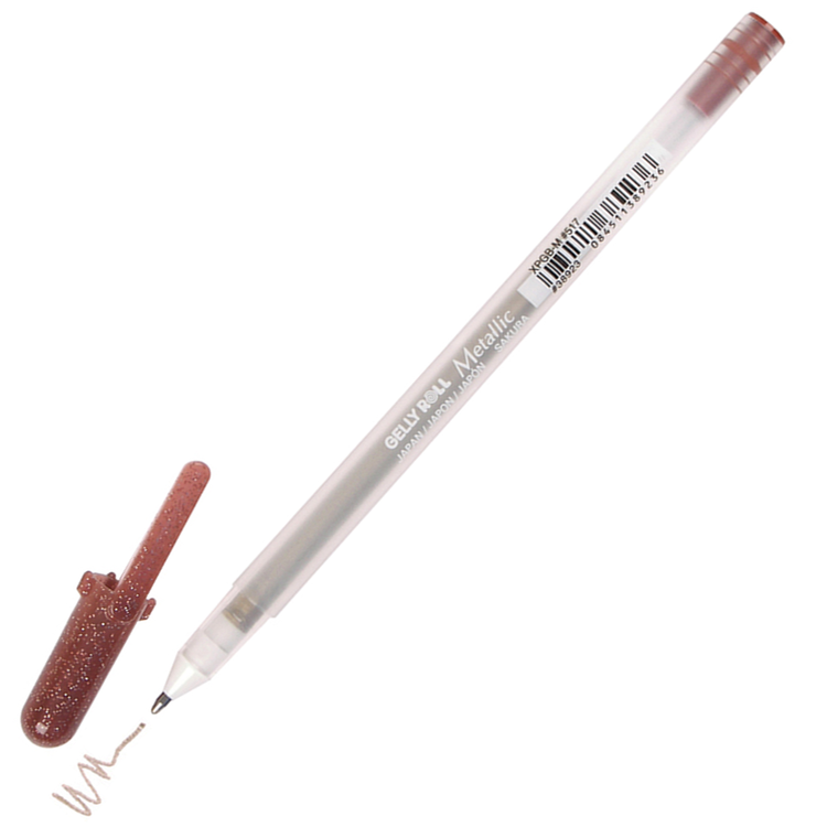 Gelly Roll Metallic Gel Pen - Sepia | Atlas Stationers.