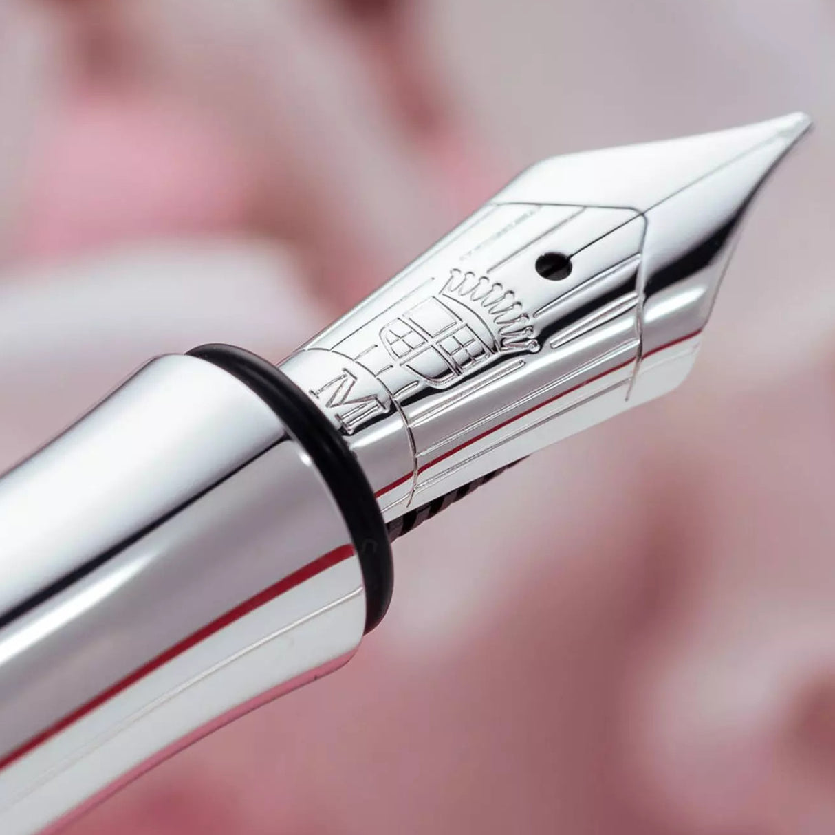 Graf von Faber-Castell Guilloche Fountain Pen - Cognac | Atlas Stationers.