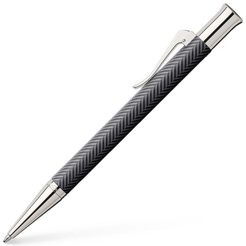 Graf von Faber-Castell Guilloche Ballpoint Pen - Anthracite | Atlas Stationers.
