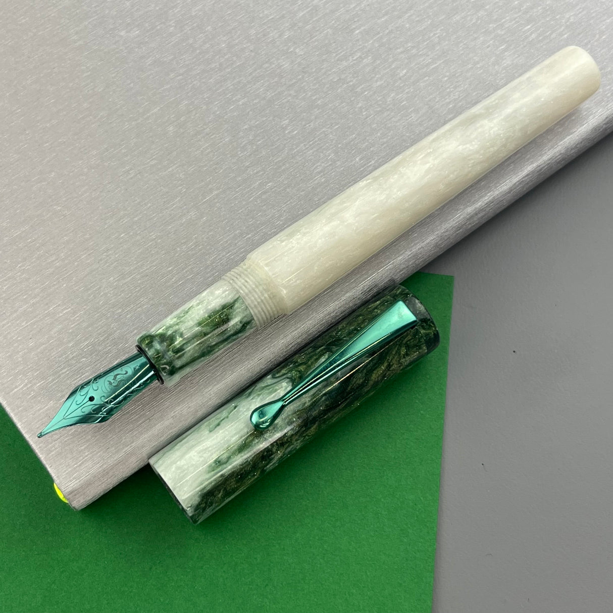 Hinze Pen Company Fountain Pen - Mercurial Mermaid | Atlas Stationers.