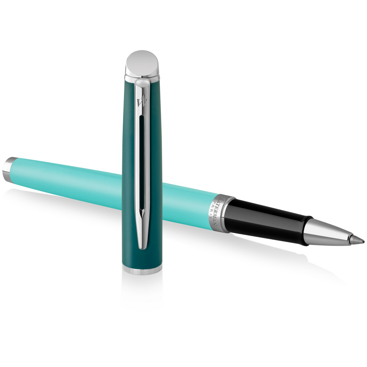 Waterman Hemisphere Color Block Rollerball Pen - Green (Special Edition)