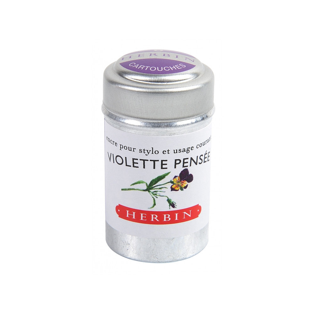 Herbink Ink Cartridges - Violette Pensee | Atlas Stationers.
