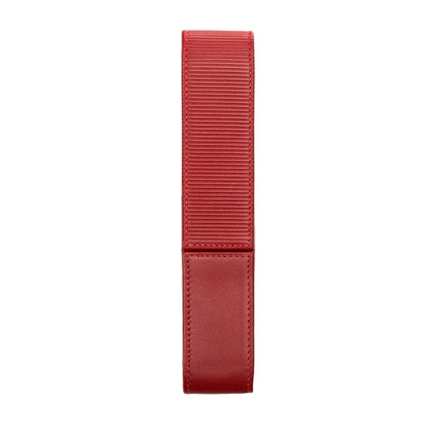 Lamy Nappa Leather Single Pen Pouch - Red | Atlas Stationers.