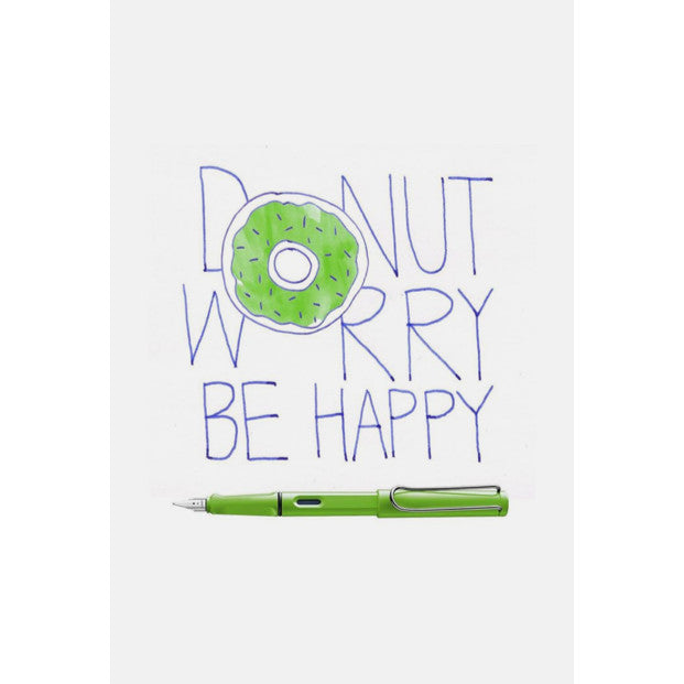 Lamy Safari Fountain Pen - Green | Atlas Stationers.