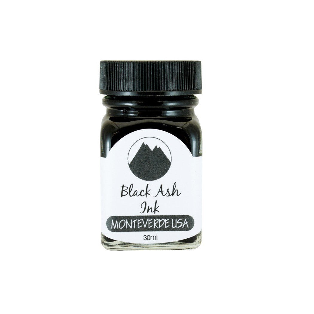 Monteverde Black Ash - 30ml Bottled Ink | Atlas Stationers.