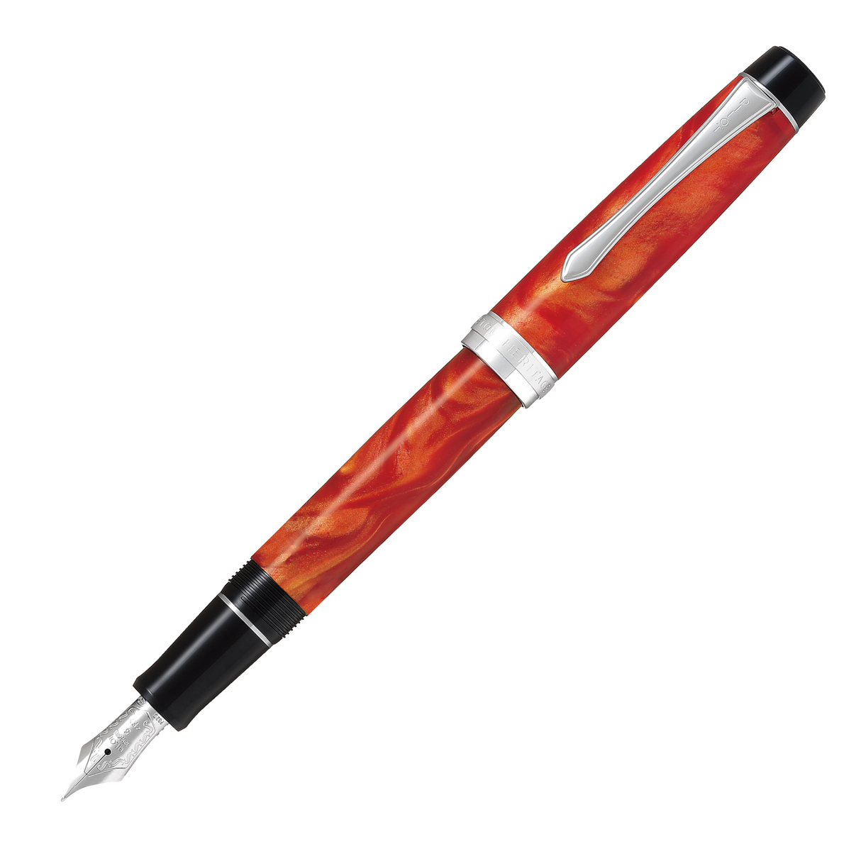 Pilot Custom Heritage SE Fountain Pen - Orange | Atlas Stationers.
