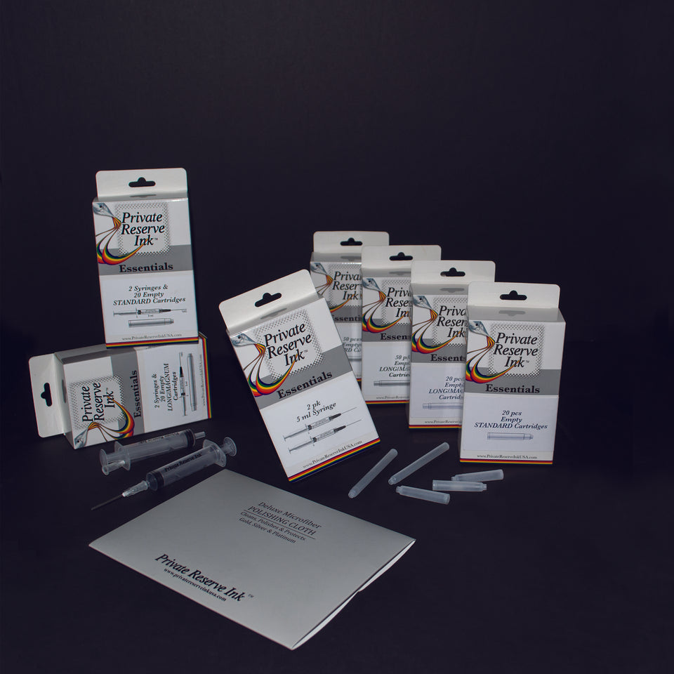 Private Reserve Empty Standard International Cartridges - Short (50 Pack) | Atlas Stationers.