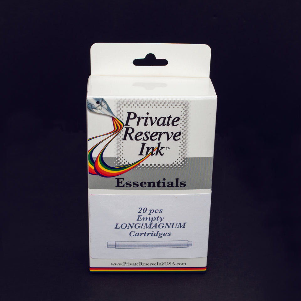 Private Reserve Empty Standard International Cartridges - Long (20 Pack) | Atlas Stationers.