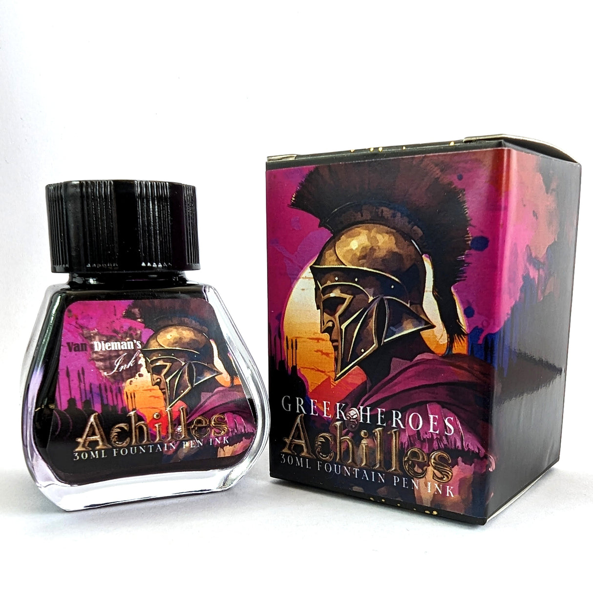 Van Dieman's Greek Heroes - Achilles Shimmering 30ml Bottled Ink