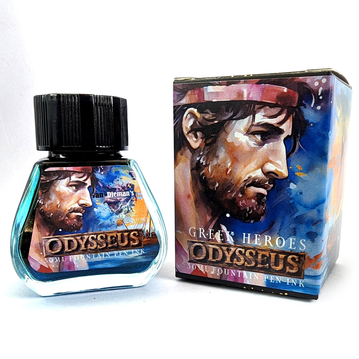 Van Dieman's Greek Heroes - Odysseus Shimmering 30ml Bottled Ink