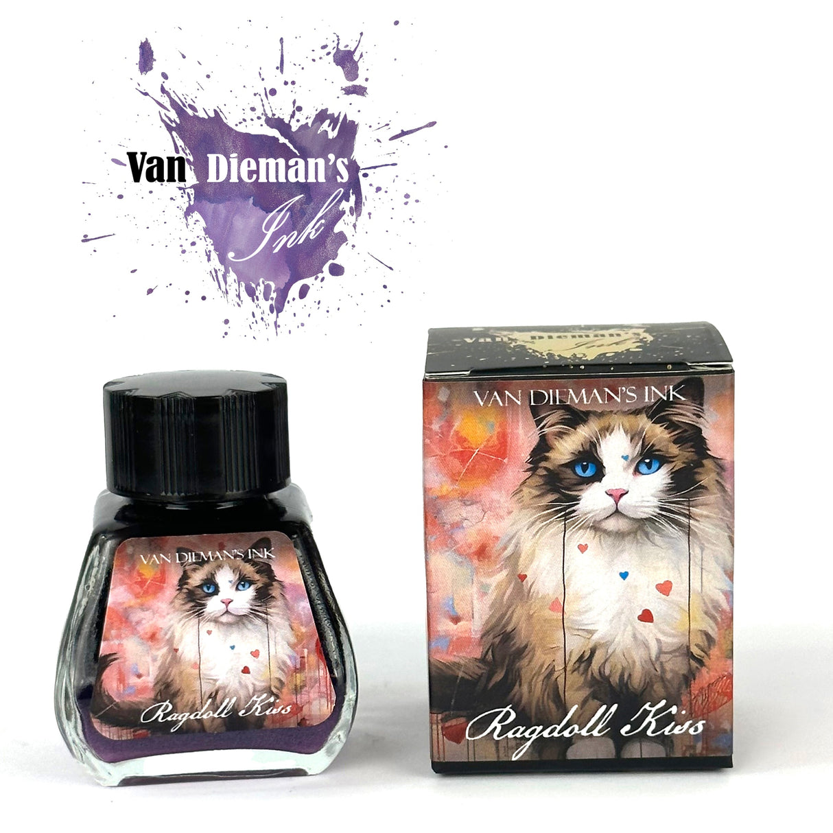 Van Dieman's Feline - Ragdoll Kiss Shimmering 30ml Bottled Ink