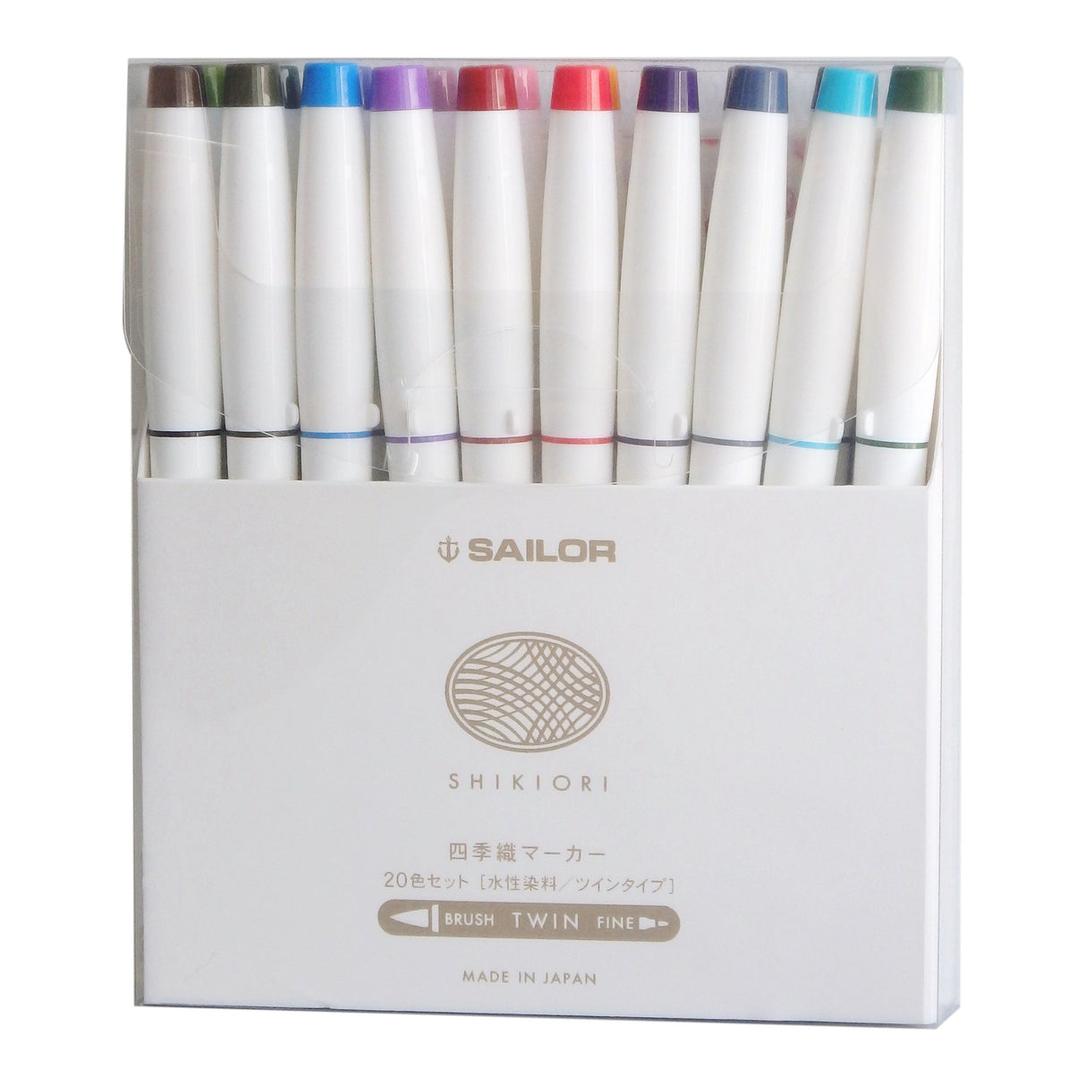 Sailor Compass Shikiori Markers 20 Piece Set | Atlas Stationers.