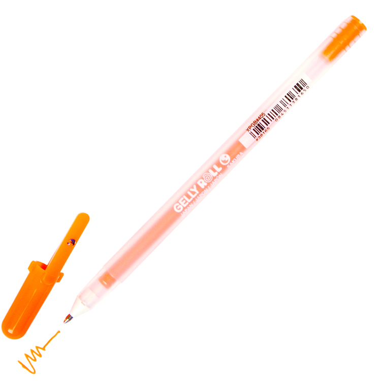 Gelly Roll Moonlight Gel Pen - Flourescent Orange | Atlas Stationers.