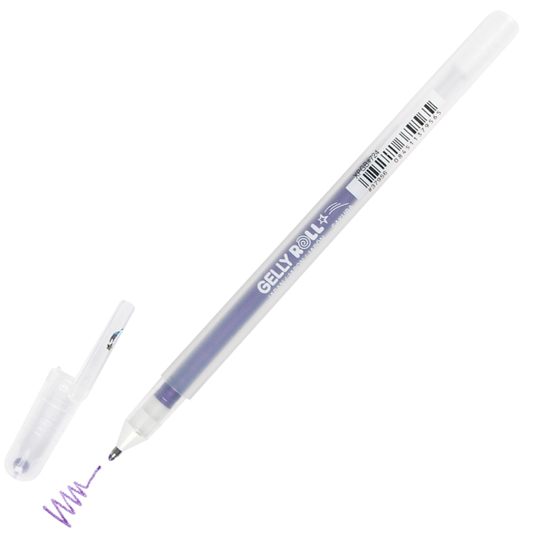 Gelly Roll Stardust Gel Pen - Purple | Atlas Stationers.