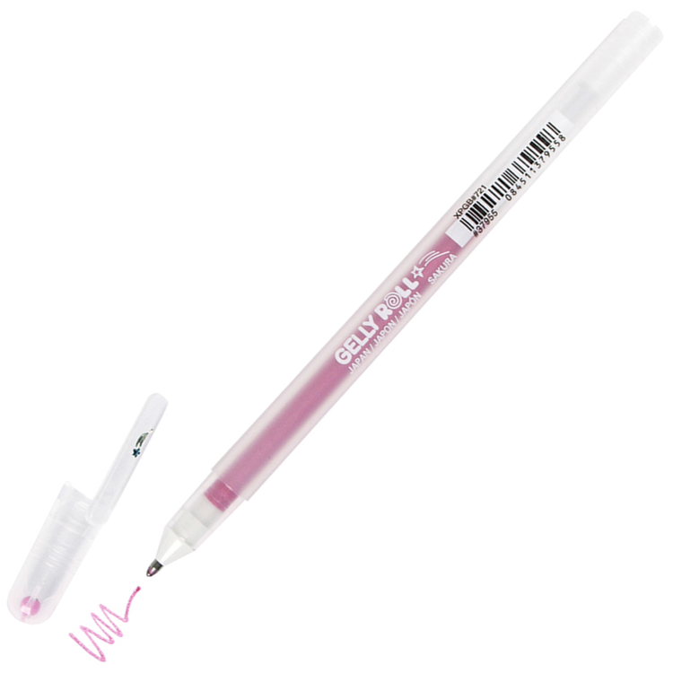 Gelly Roll Stardust Gel Pen - Rose | Atlas Stationers.