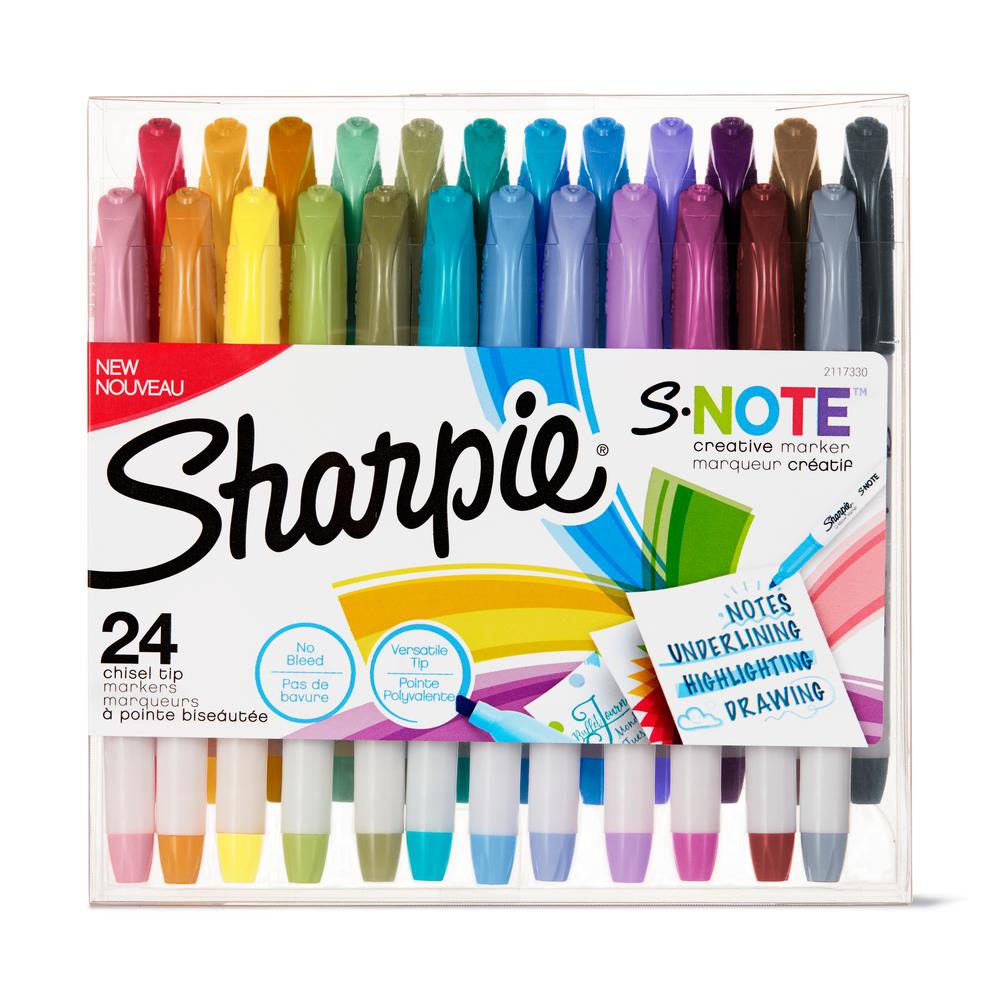 Sharpie S-Note Note Taking Markers Assorted - 24/pk | Atlas Stationers.