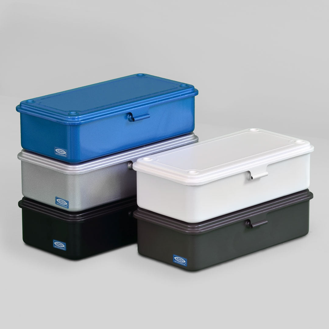 Toyo Steel Stackable Storage Box - Black | Atlas Stationers.