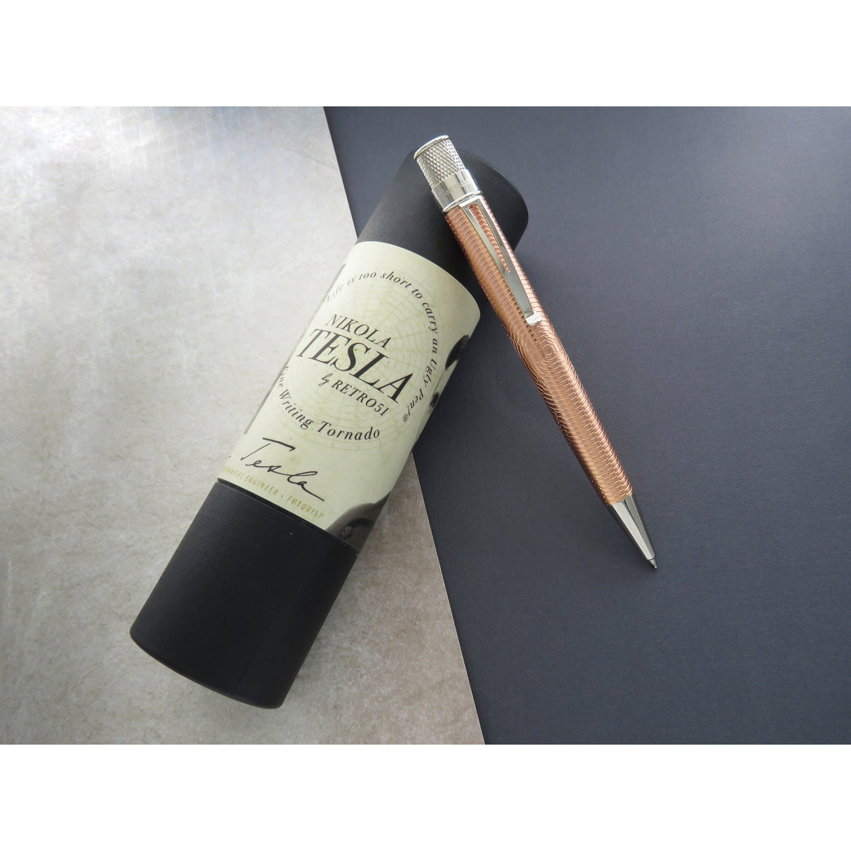 Retro 51 Tornado Vintage Metalsmith Rollerball Pen - Nikola Tesla | Atlas Stationers.