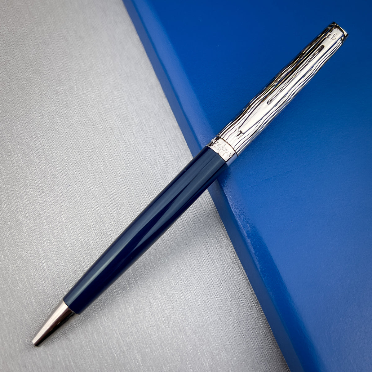 Stylo Bille Waterman Perspective Bleu - Occasion Bon état, Modèle Prestige, Roller