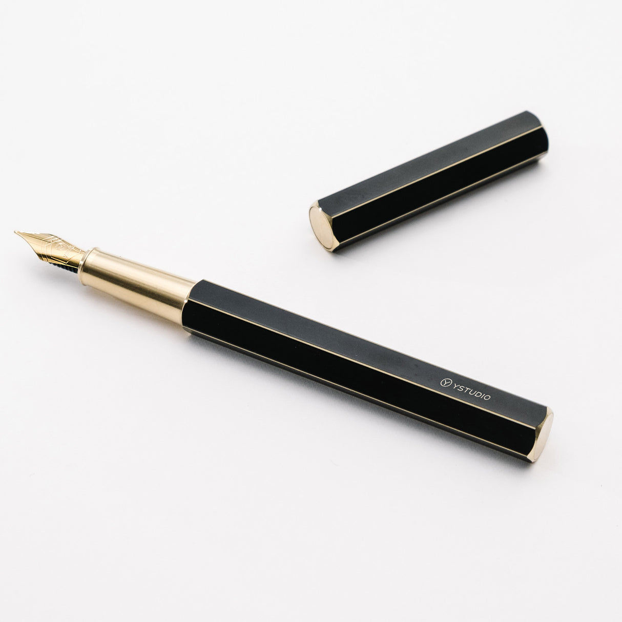 ystudio Classic Fountain Pen - Revolve Black (Doorbuster)