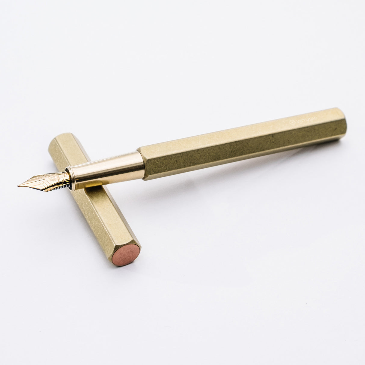 ystudio Classic Fountain Pen - Revolve Brass (Doorbuster)