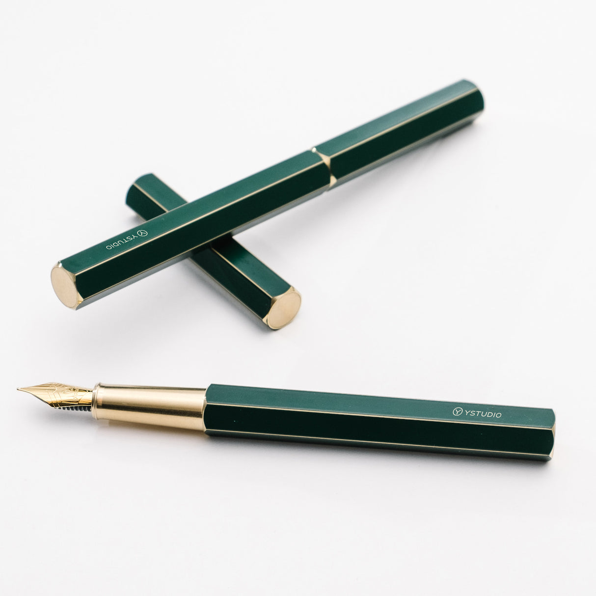 ystudio Classic Fountain Pen - Revolve Green (Doorbuster)
