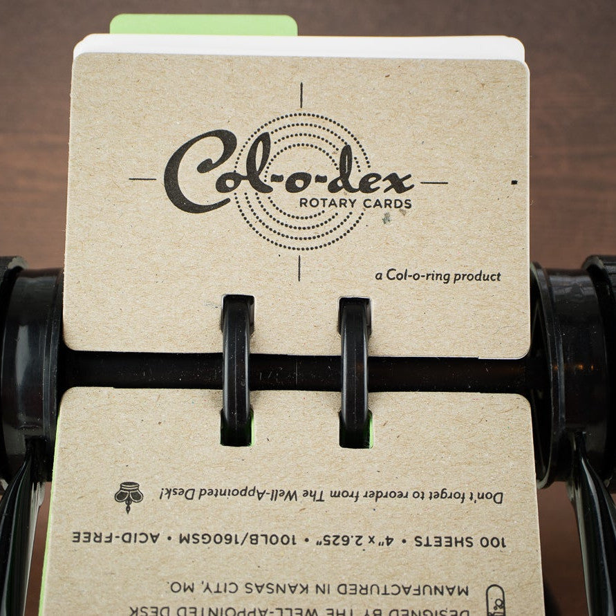 Col-o-dex Rotary Cards | Atlas Stationers.