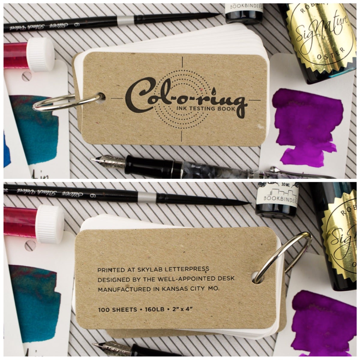 Col-o-ring Ink Testing Book (Standard Size) | Atlas Stationers.