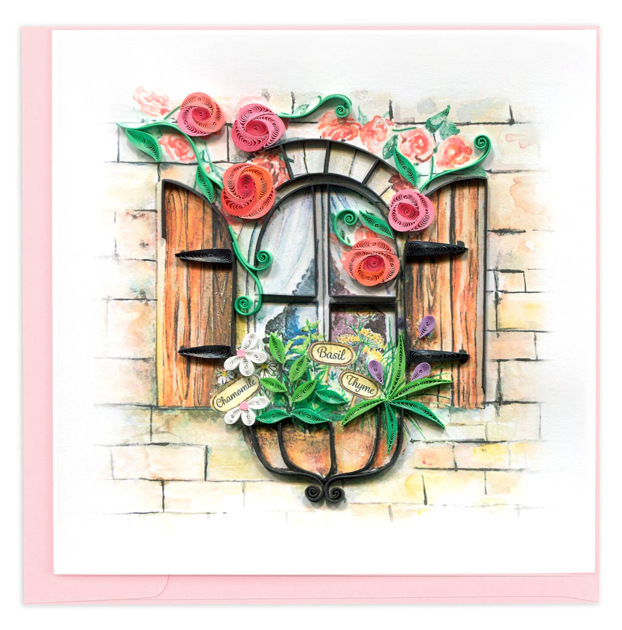 Quilled Herb Garden Card | Atlas Stationers.