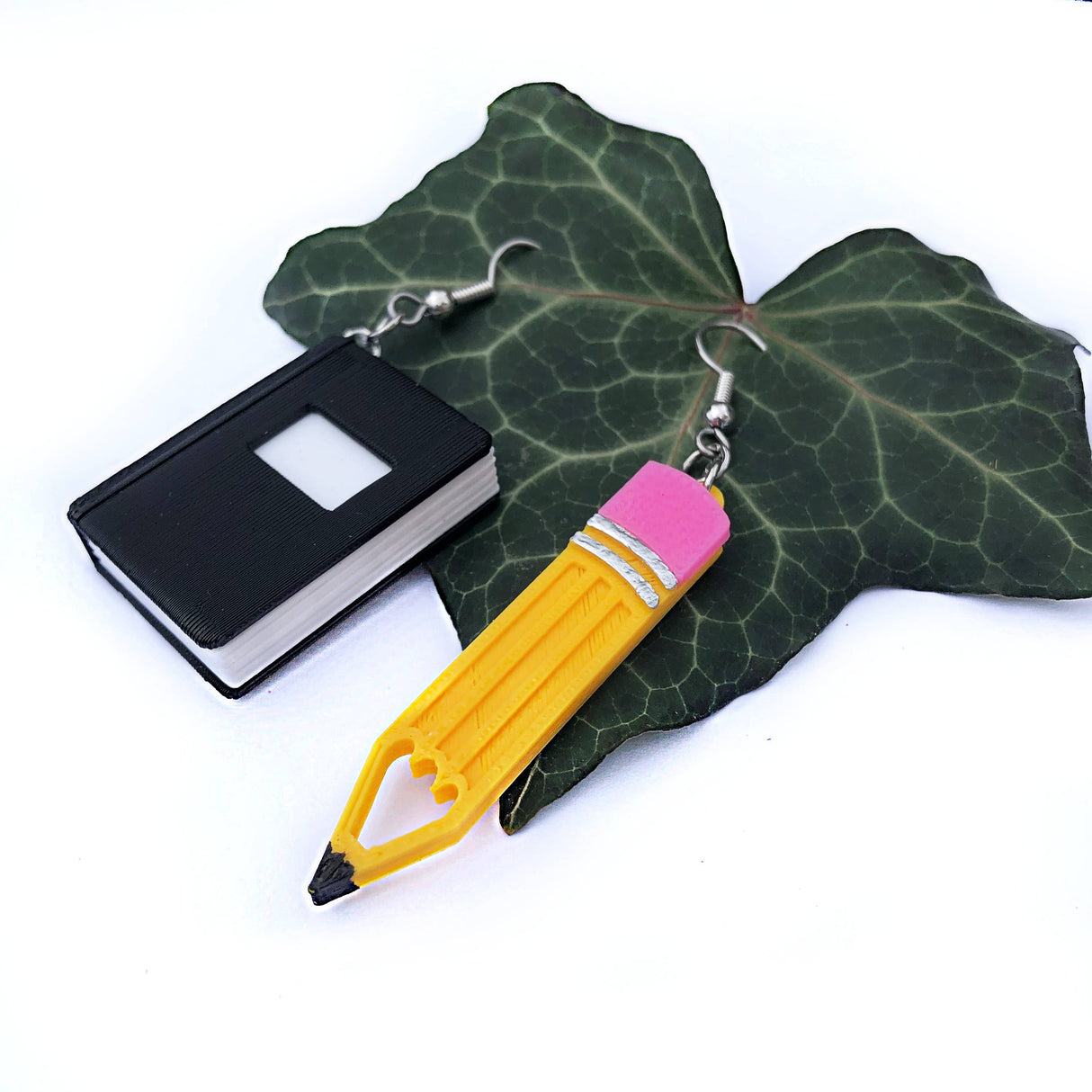 Notebook and Pencil Dangles