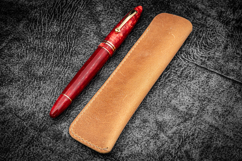 Galen Leather Single Pen Sleeve