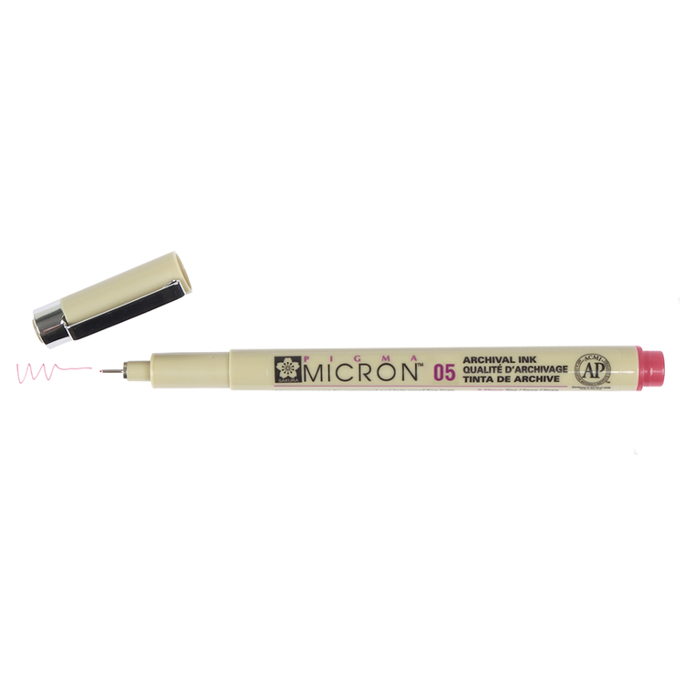 Pigma Micron 05 .45mm Pen - Burgundy | Atlas Stationers.