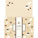 Furukawashiko Stamp Letter Set - Coffee