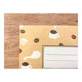 Furukawashiko Stamp Letter Set - Coffee