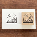 Stamp Marché Seasonal Illustration Stamp - June - Marle Teru Teru Bozu