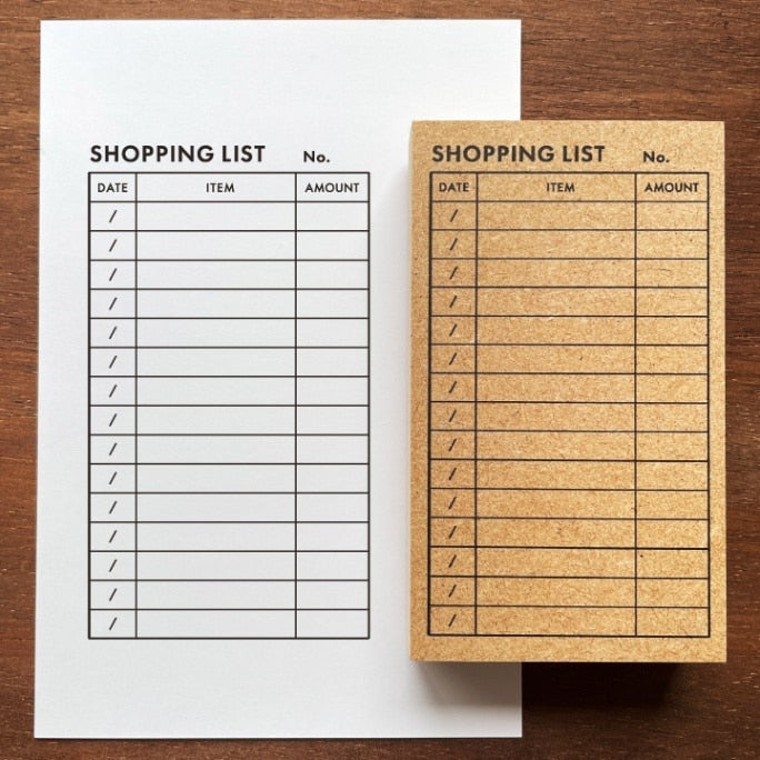 Stamp Marché Marle List Stamp - Shopping List
