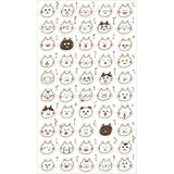Furukawashiko Daily Seal Planner Sticker Sheet - Watashi Biyori - Cat
