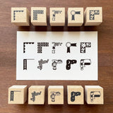 Stamp Marché Corner Decoration Stamp