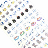 Furukawashiko Daily Seal Planner Sticker Sheet - Watashi Biyori - Pochitto Cat