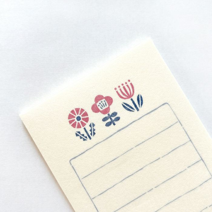 Furukawashiko Mini Letter Set - Nordic Flowers