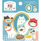 Furukawashiko Flake Stickers - Watashi Biyori - Cats