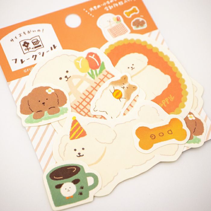 Furukawashiko Flake Stickers - Watashi Biyori - Dogs
