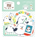 Furukawashiko Flake Stickers - Watashi Biyori - Fluffy Birds